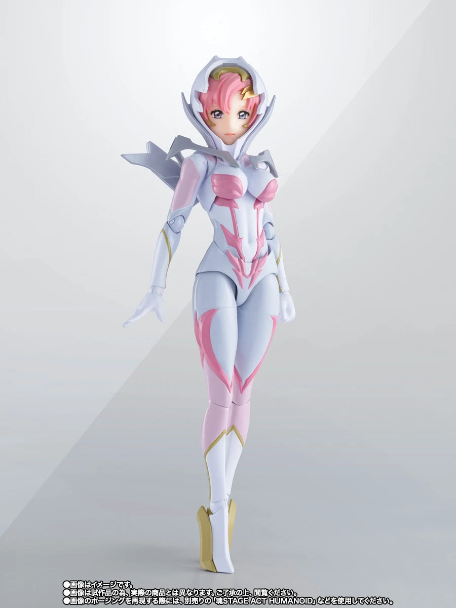 In Stock Genuine BANDAI SHFiguarts Mobile Suit Gundam SEED FREEDOM RIDE ON SET Pilot Suit Lacus Clyne Figure Anime Action Model