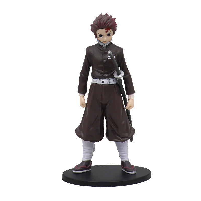Anime Demon Slayer Kimetsu No Yaiba Sanemi Mitsuri Obanai Muichirou Kyoujurou Tengen PVC Action Figures Model Dolls Toys Gifts
