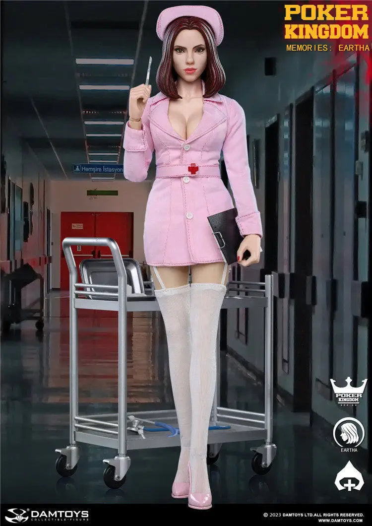TYCTOYS Genuine DAMTOYS 1/6 Scale Eartha from "Poker Kingdom: Memoirs" GK004MX-A B Action Figure Model Toys Ornament