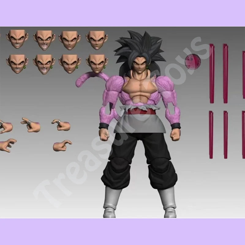 Black Hole Toys TK Custom Dragon Ball Z SHF Super Saiyan 5 SSJ 4 Son Goku Son Gohan Xicor Anime Action Figures Models Toys Gifts