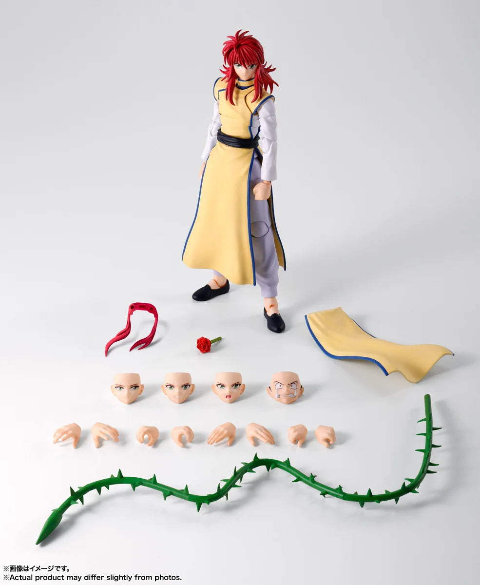 BANDAI  S.H.Figuarts Yu Yu Hakusho Kurama Original Action Figure Collectible Model Gift Authentic  Figure Model