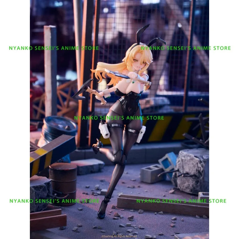 In Stock Sushing Rabbit Rapid Response Team Elena Riot Shield Operator 16.5cm Action Figure Anime Model Trendy Toys Desktop