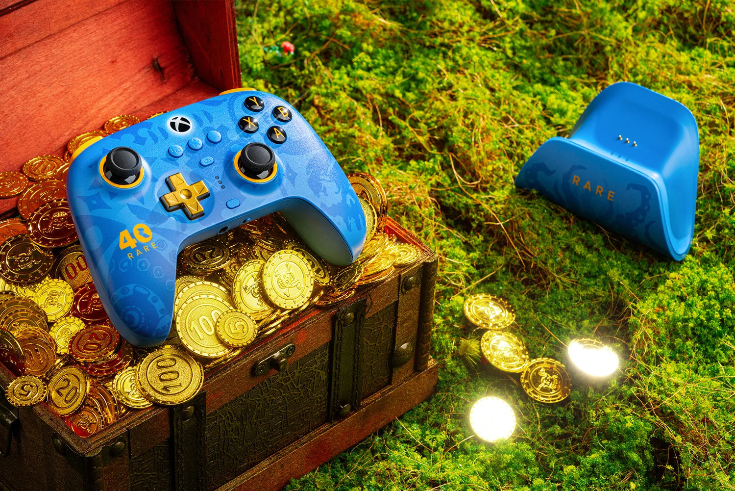 8BitDo Ultimate-3-Mode-Controller – Seltene 40th Anniversary Edition für Xbox Series X|S &amp; Xbox One, Apple, Windows PC &amp; Android