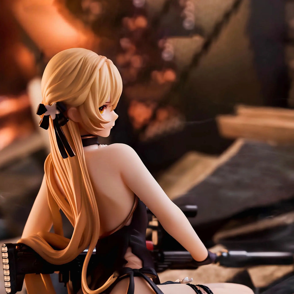 Game Girls Frontline Ots-14 Sitting Posture Action Figure Pvc Model Toys Doll Statue Desk Decor Car Ornament Collectible Gifts