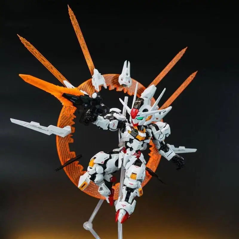 SUPA MGSD Q Version Aerial The Witch From Mercury Assembly Model Kit Yellow Mobile Suit Collectible Action Figure Boy Toy Gift