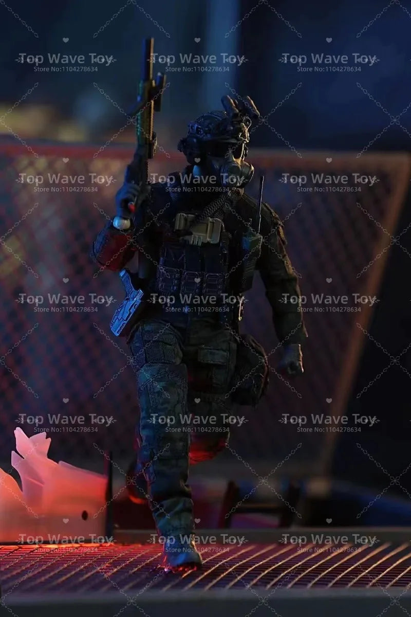 New Stock HASUKI SA01 1/12 Black Ops Soldier Action Figure 6-inch Male HASUKI SA01 Action Figurine Full Set 6Inch Model Toy