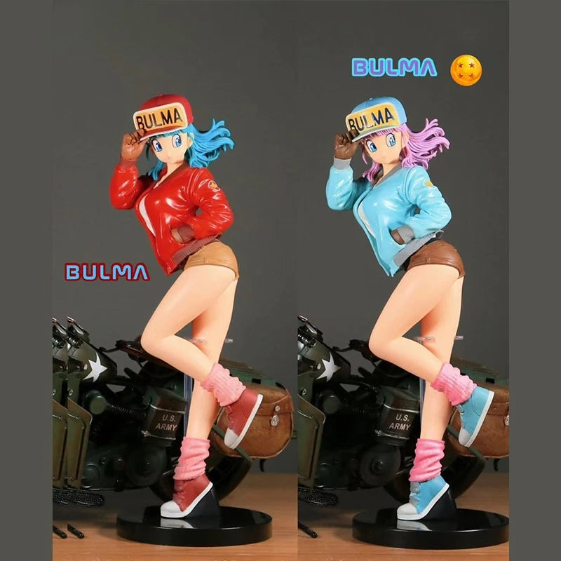 26 cm Anime-Figur Dragon Ball Z Bulma Actionfiguren PVC-Statue Modellsammlung Schreibtischdekor Puppe Geschenke Figur Puppe