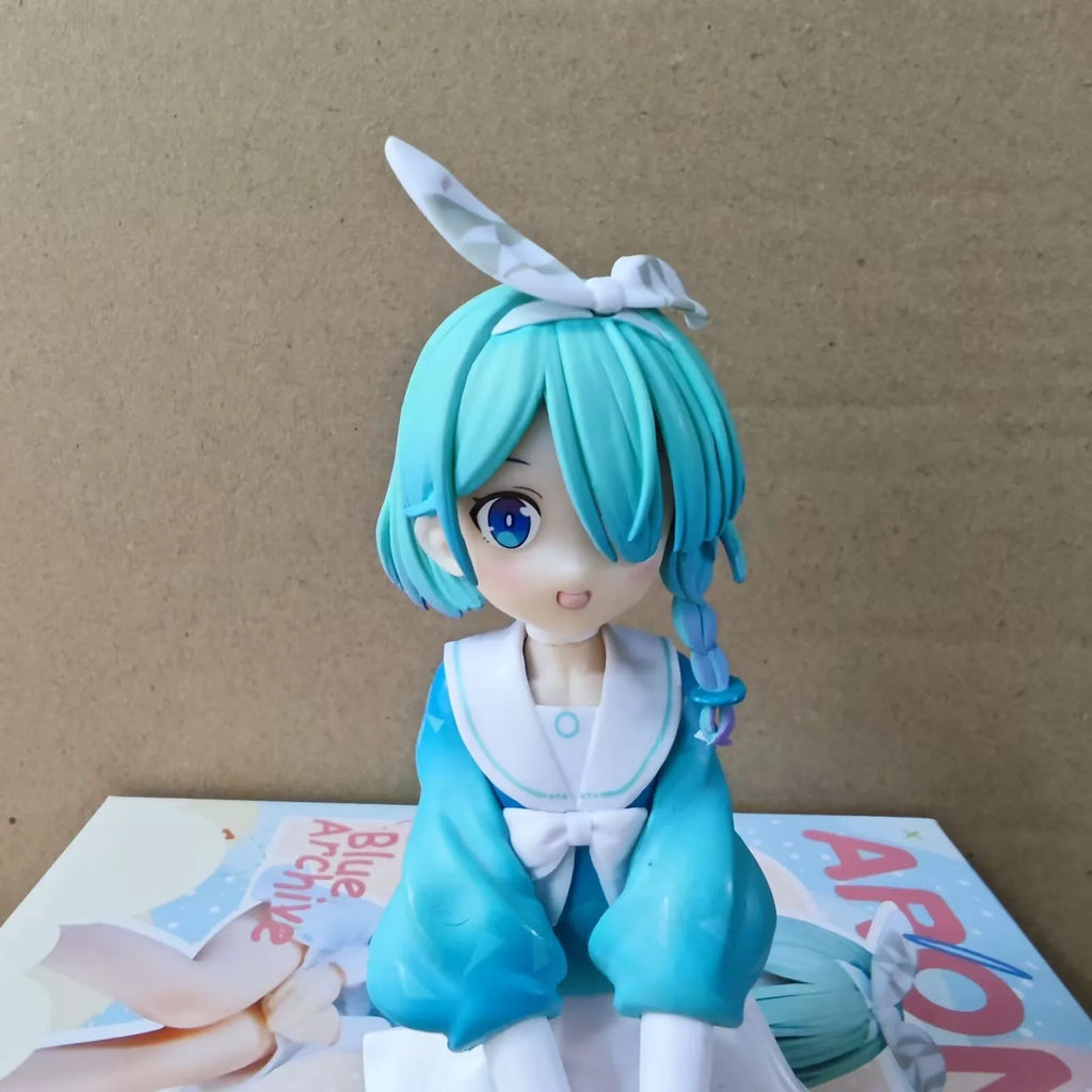 Anim117CM Anime Game Blue Archive Arona Figure Golden Head 1/7 Noodle Stopper Figure Model Toy Doll PVC