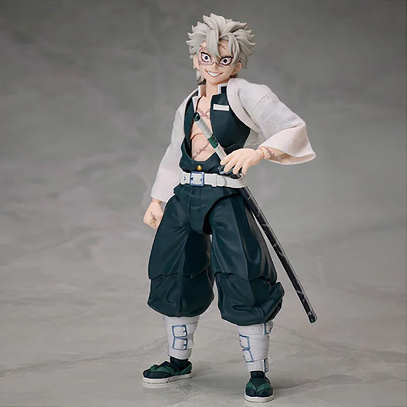 ANIPLEX BUZZmod. Demon Slayer Kimetsu No Yaiba SANEMI SHINAZUGAWA 1/12 Anime Doll Collection Ornaments Decoration Toy Model Gift
