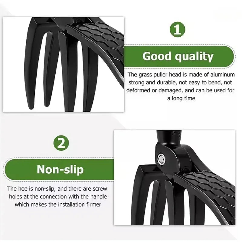 Claw Weeder the Stand Up Weed Puller Tool Root Remover Replacement Foot Garden Pedal Metal Outdoor