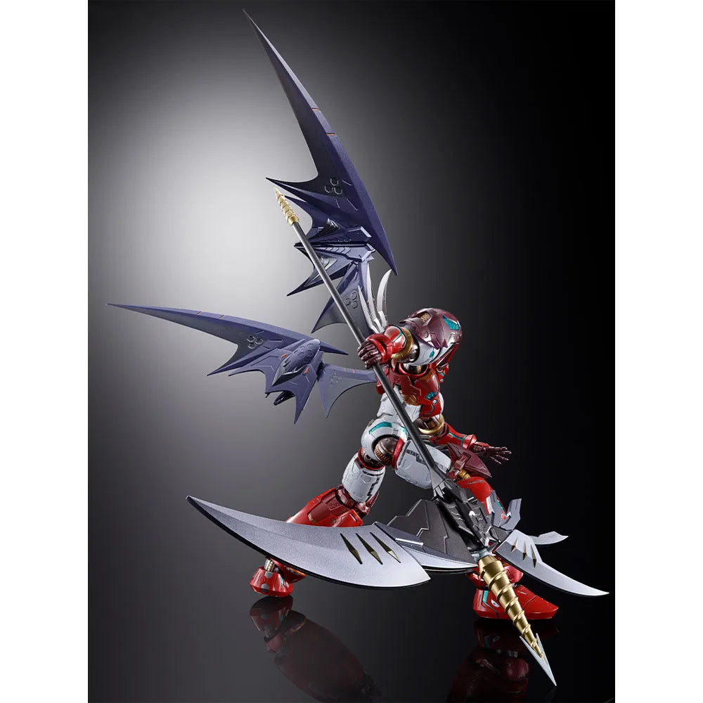 Bandai METAL BUILD DRAGON SCALE Shin Getter 1 Action Figure, a detailed mecha toy for men, kids, and passionate collectors.