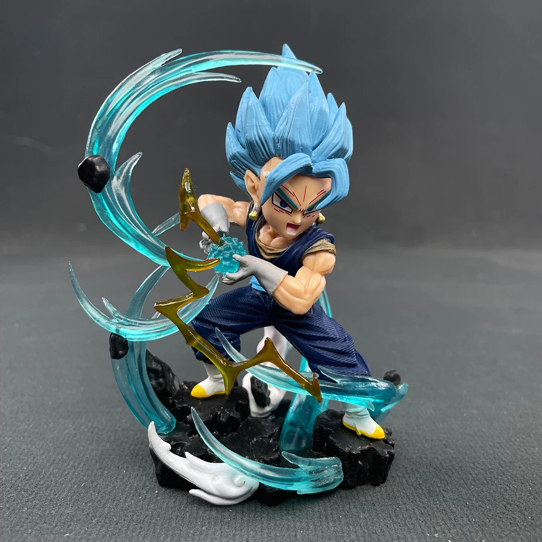 Q версия Dragon Ball Z Vegeta фигурка Vegetto 11CM PVC екшън фигурки колекция модели играчки