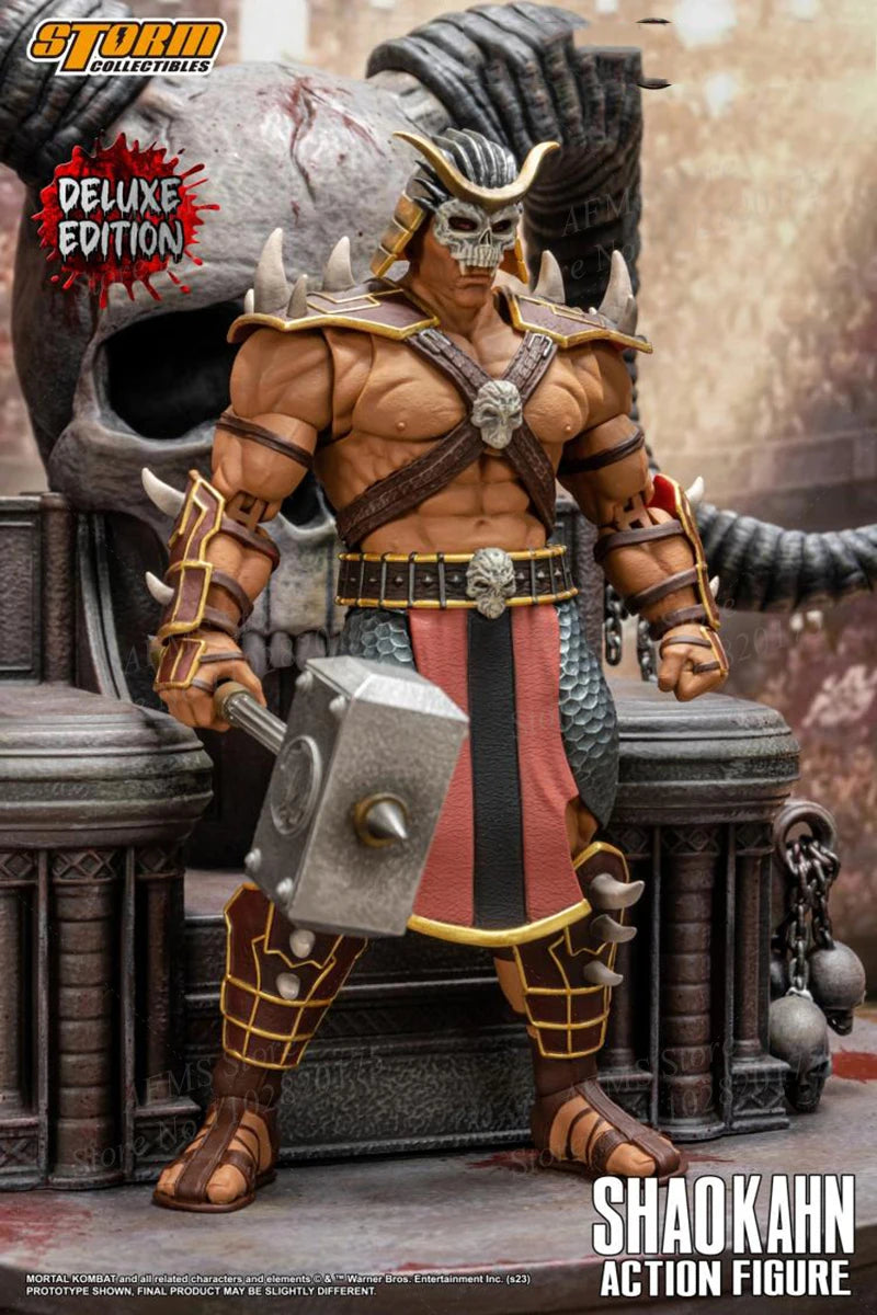 Storm Toys 1/12 Scale Scale Collectible Figure Shao Kahn Fighting Games Final Boss Full Set 6Inch Men Soldier Action Figure Body