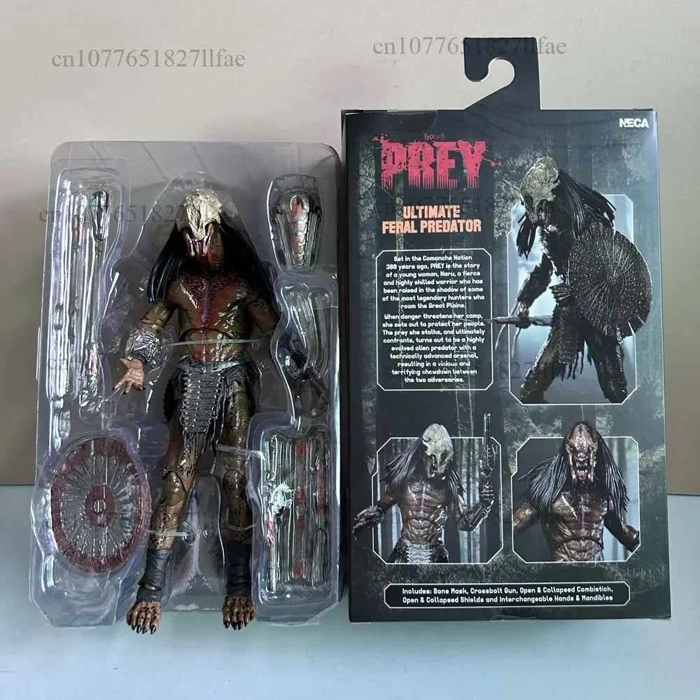 NECA Prey Ultimate Bear Blood Feral Predator Action Figure Anime Collectiblble Model Birthdsay Gifty