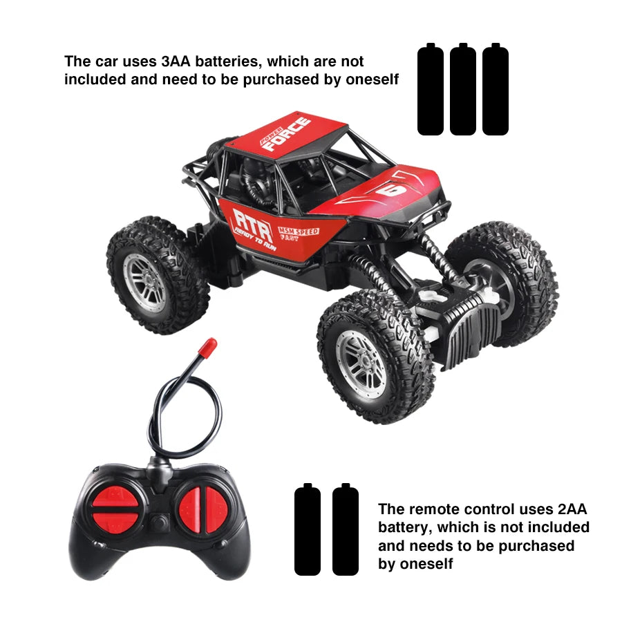 Remote control car off-road climbing outdoor beach vehicle kids model toy car for boys and girls gift