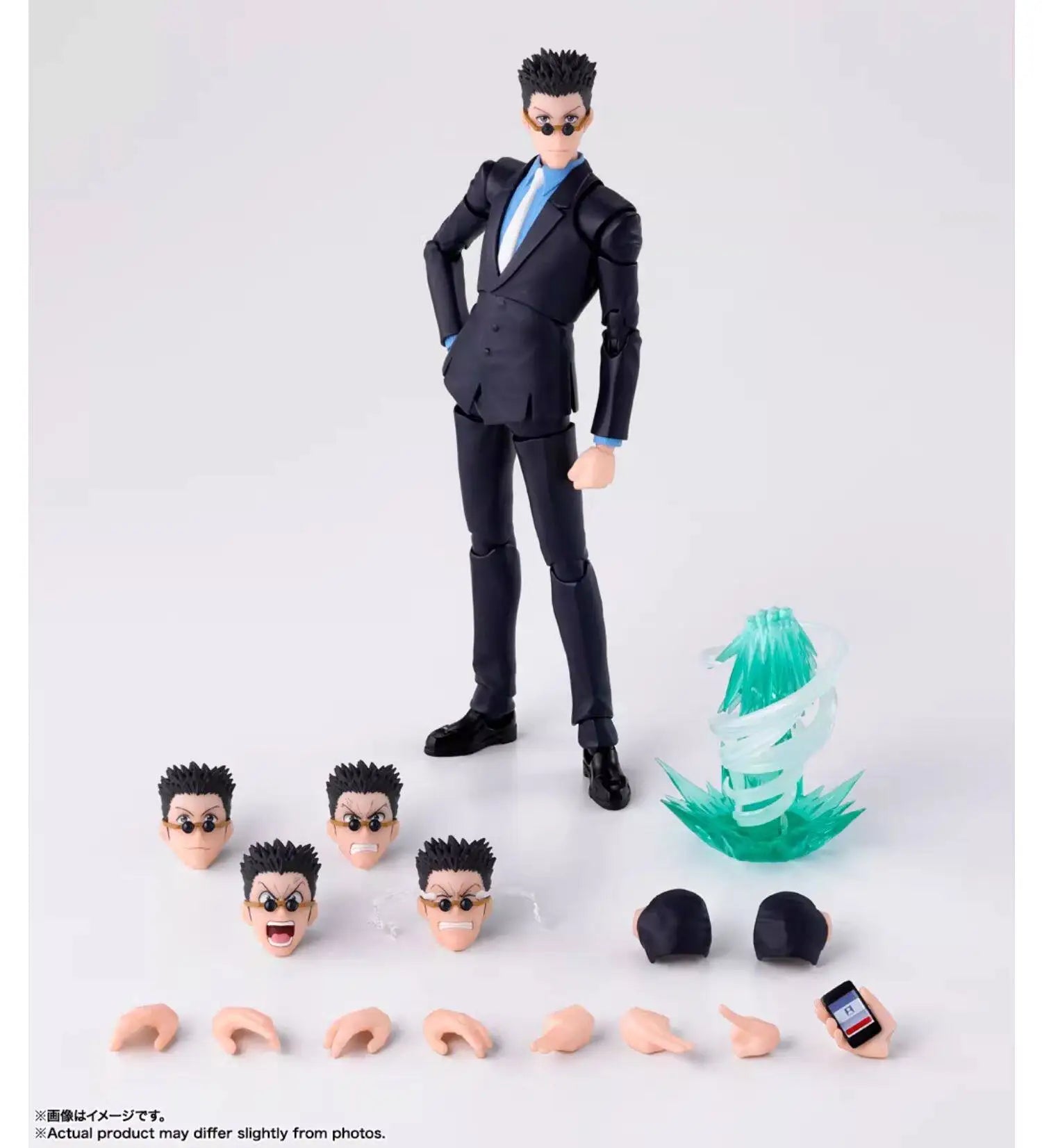 15cm Original Bandai S.H.Figuarts HUNTERxHUNTER Kurapika Leorio Action Figure 1/12 Collectible Anime Movable Doll Ornament Gift