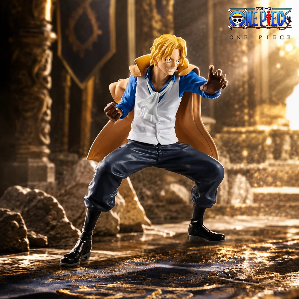 1pc 23cm/9.1in Official One Piece Sabo Action Figure PVC Statue Anime Desktop Car Ornament Display Collectible Model Gift