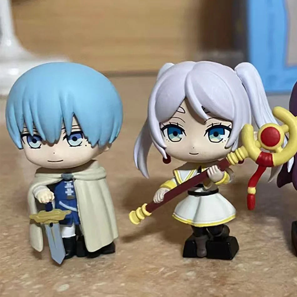 4pcs Frieren: Beyond Journey's End Anime Figure Sitting Fern Action Figures Frieren Noodle Stopper Figure Model Toys
