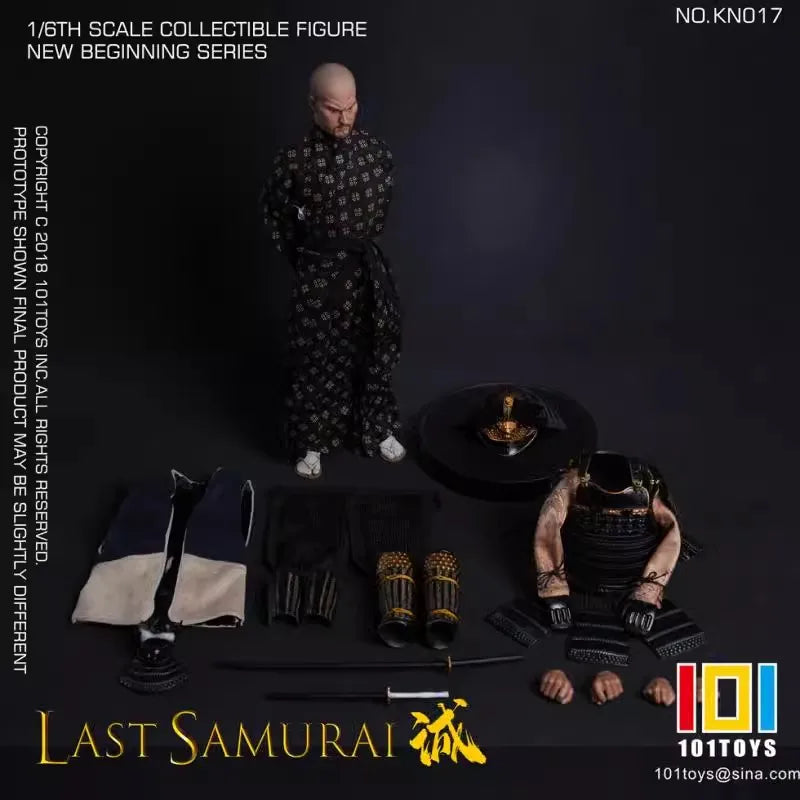 101TOYS KN015 -KN019 1/6 Men Soldier The Last Samurai Tom Warrior 12Inch Action Figure Model Toys Best Fans Collection Dolls