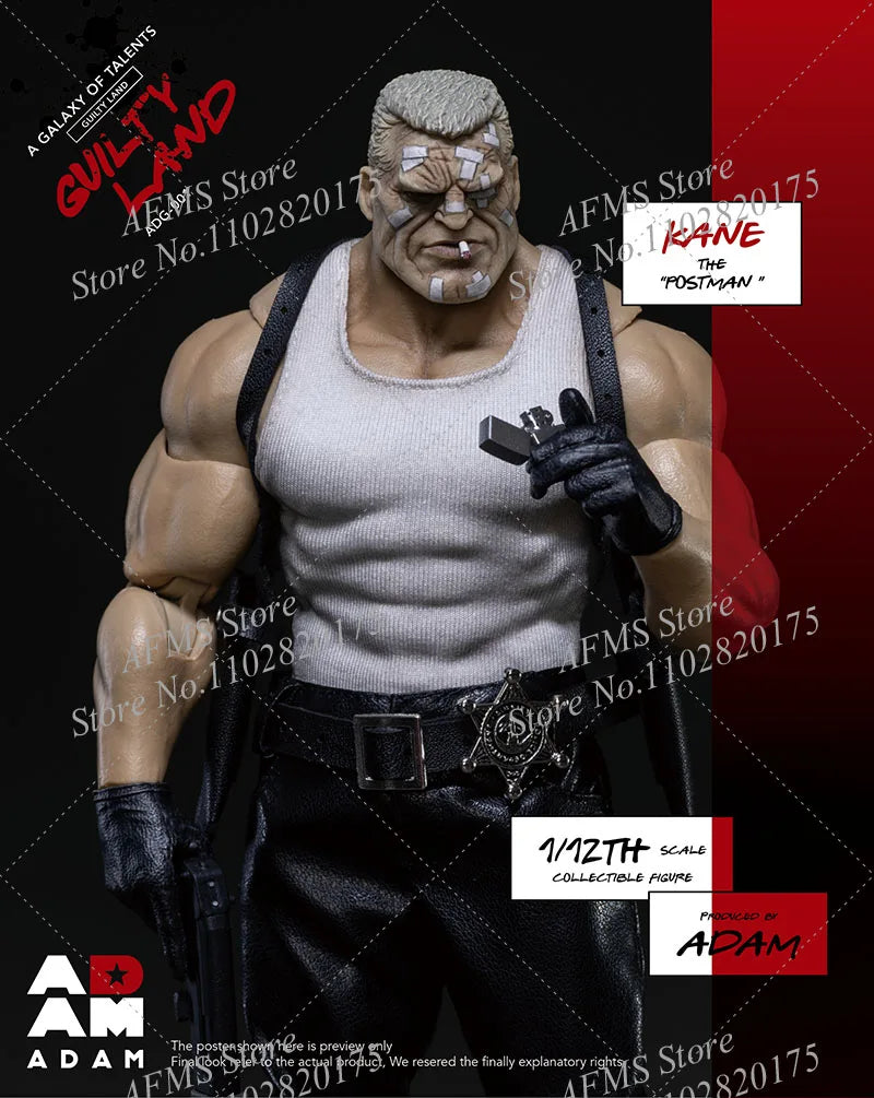 MUFF ADAM ADG-001 1/12 Scale Collectible Figure Marv Cyber City Postman Kane Full Set 6Inch Men Soldier Action Figure Model Toys