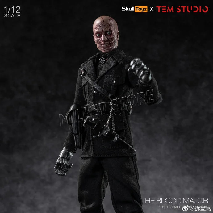 New TEM STUDIO Skull Toyz Major Scarlet Night Hellboy Kroenen 1/12 Scale Action Figure Anime Model Collection Model Toys