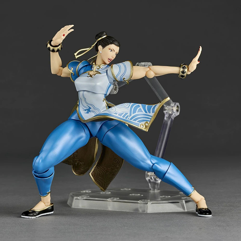100% Original in Stock Kaiyodo Street Fighter 6 Chun-Li Amazing Yamaguchi Revoltech NR063 Anime Figure Action Figure Collection