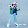 13-15cm Anime Pokemen Figure Brock Ash Ketchum Misty Action Figures Pvc Collection Model Toys for Children Gifts