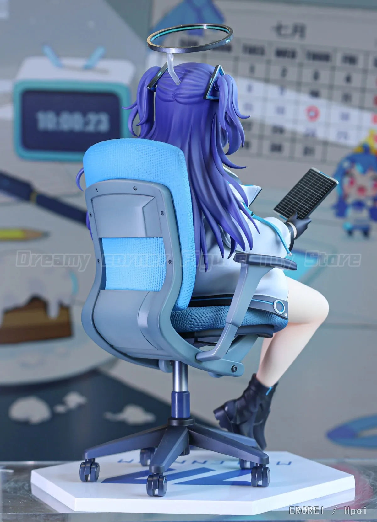 【In Stock】Original GSC Blue Archive Hayase Yuka Accounting Daily Routine 1/7 Scale Figure Ornament Model