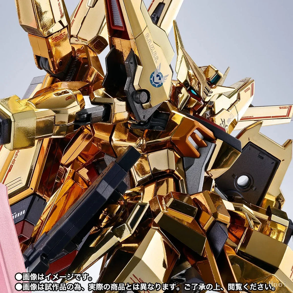 BANDAI Original METAL ROBOT SPIRITS ＜SIDE MS＞ AKATSUKI (SHIR ANUl UNIT) SEED FREEDOM Ver. Mech Product Figure Toys Collectible
