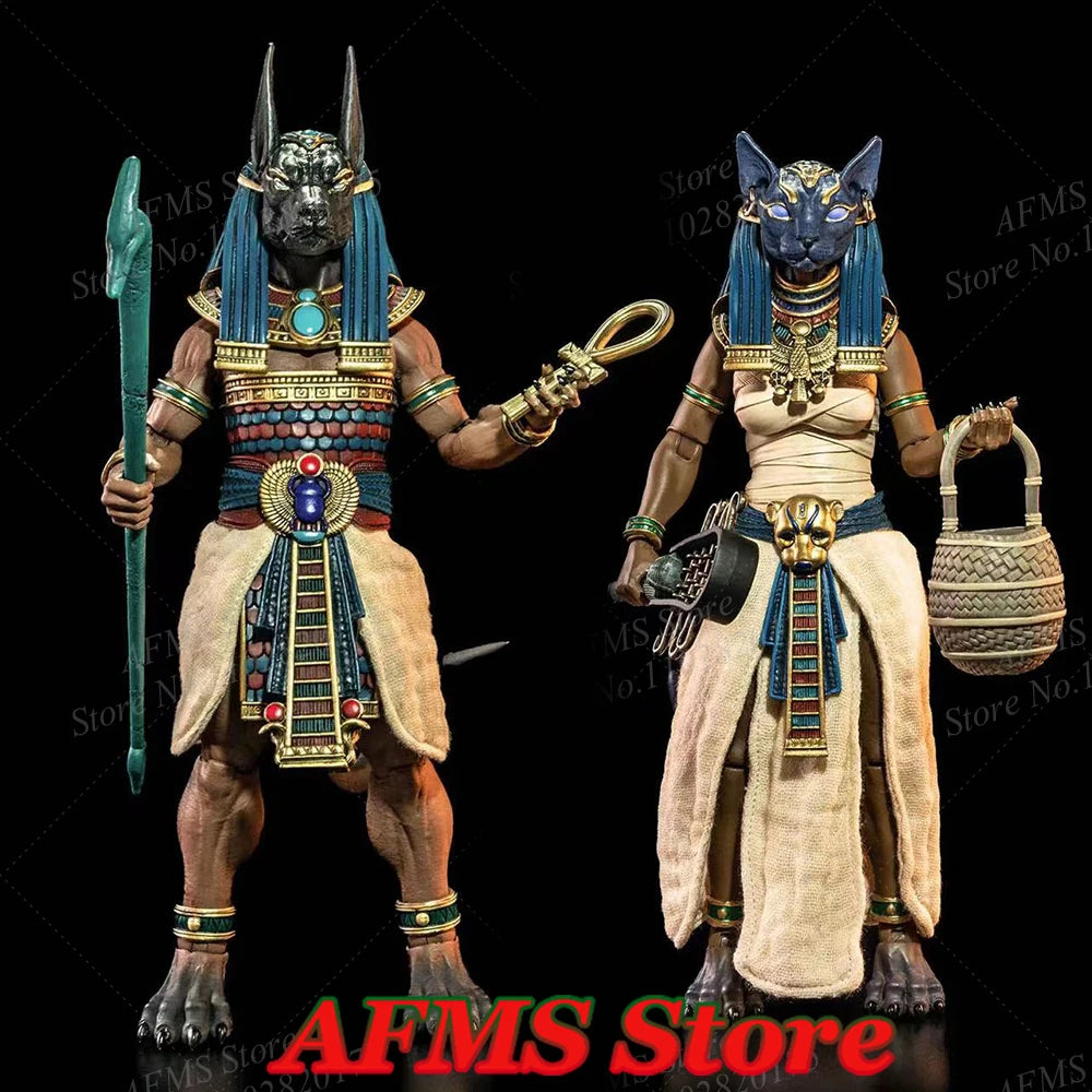 Limited Four Horsemen Studio 1/12 Scale Collectibles Anubis Figure Ancient Egyptian Goddess Bastet Bast 6" Action Figure Soldier