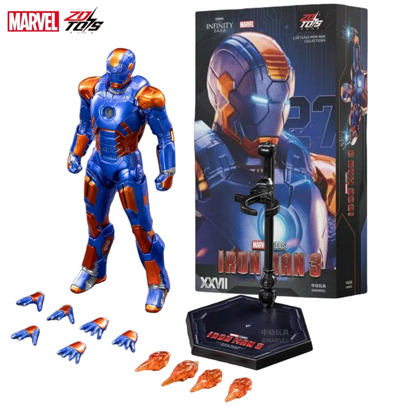 ZD Toys Iron Man Series Blacklash Figures 1/10 MK33 MK39 MK17 MK21Action Figurines Movie Statue Model Adult Collect Gift