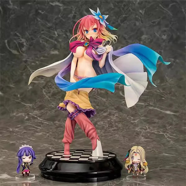 No Game No Life Stephanie Dola Figure  Anime Girl PVC Statue Boxed Model Toy Cute Collectible Action Doll Desk Decoration Gift
