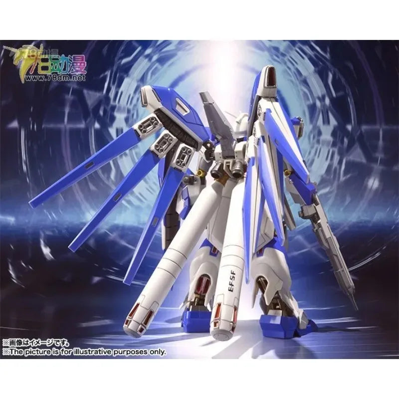 BANDAI Original Metal Robot Spirits RX-93-ν-2 Hi-v Gundam Collectible Movable Action Figure Model Toys Gifts for Boys