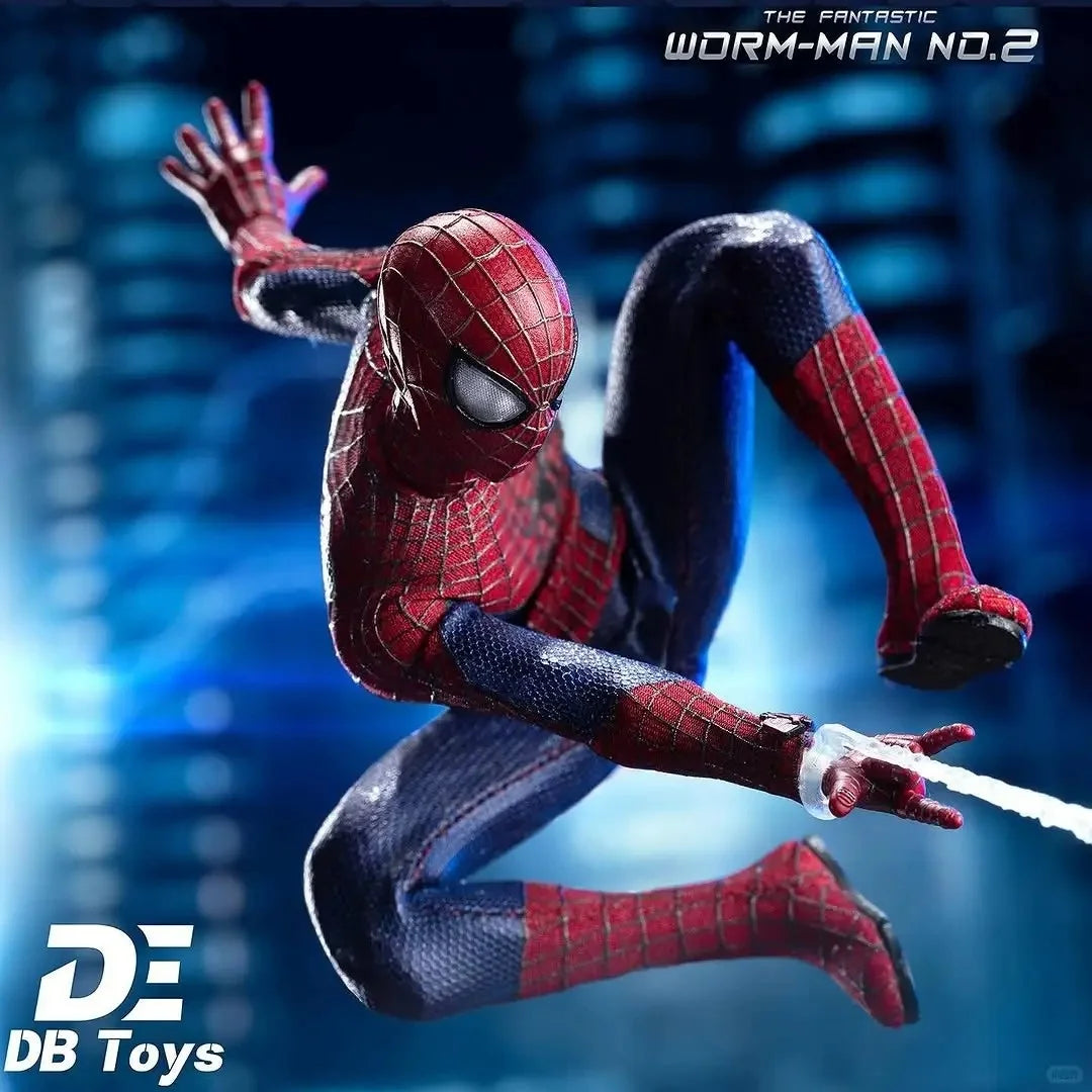 DB Toys X 6in Studio Spider Man Action Figure Original Amazing SpiderMan Collectible PVC Model Insect Man Soldier Toy Boy Gift