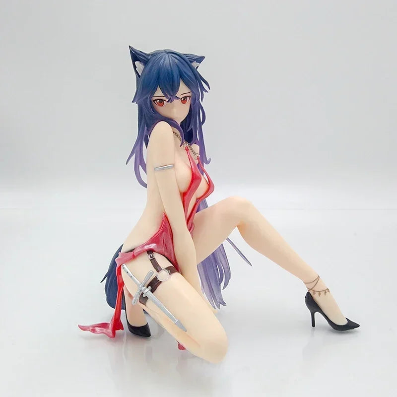 17cm Arknights Angelina Anime Game Figure Shining Summer Time Action Figure Amiya/Texas Figurine Sexy Collectible Model Doll Toy