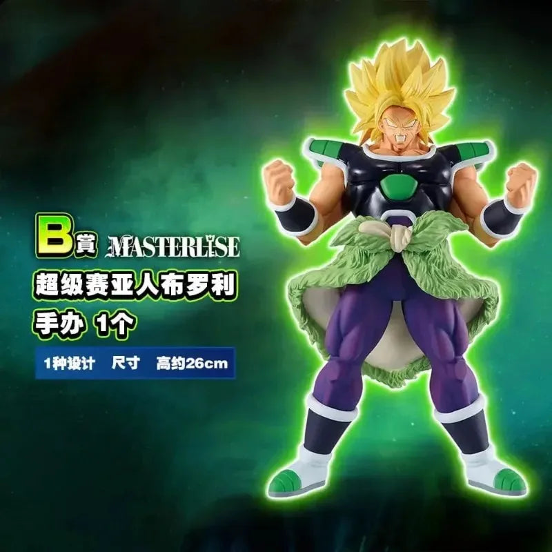 Bandai Original Anime Dragon Ball Ichiban KUJI Vegeta Gogeta Cell Broly Vegeta Son Goku Trunks PVC Action Figure Model Toy