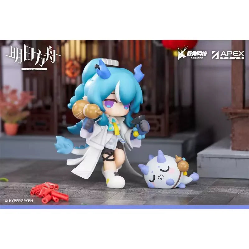 Apex Toys Arknights Have Some Dessert Q Version Series Nian Ling Dusk Action Figure Model Collectible Toys Gift Series Ornaments