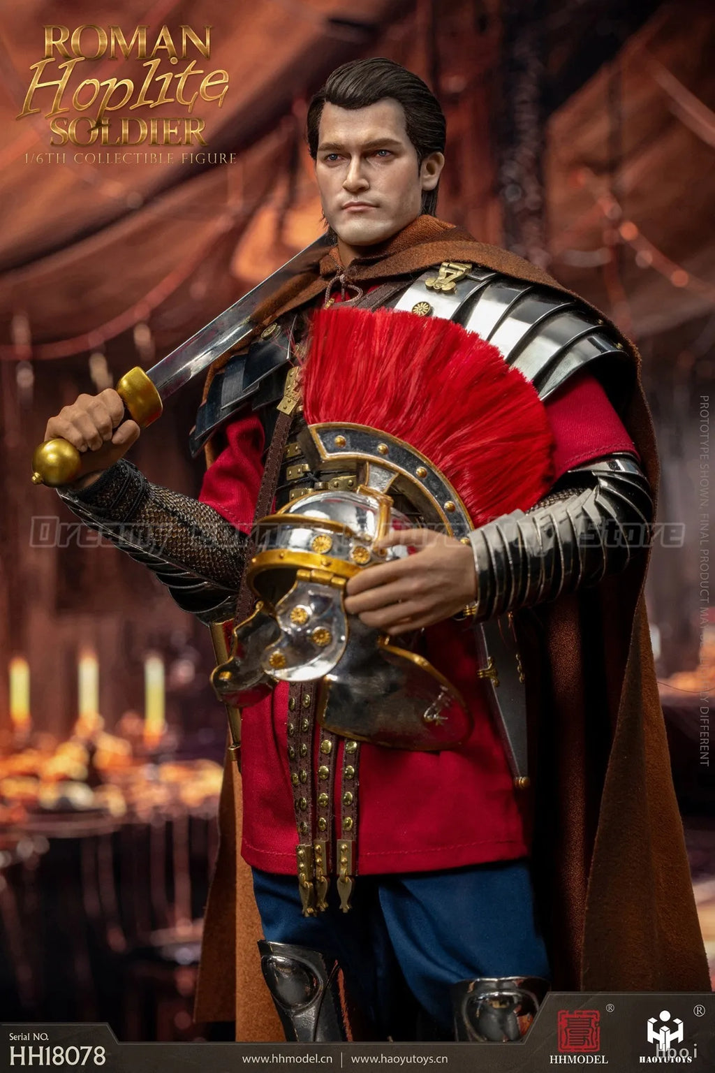 【In Stock】HHMODEL HAOYUTOYS HH18078 Imperial Legion Hoplite Re Plate Making 1/6 Action Figure