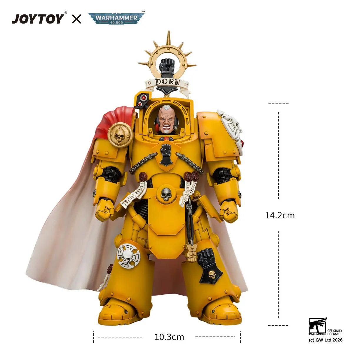 Pre-sale JOYTOY Dark Source 1/18 Imperial Fist Danaus Lysander JT04896 Action Figure Toy Gift Collection