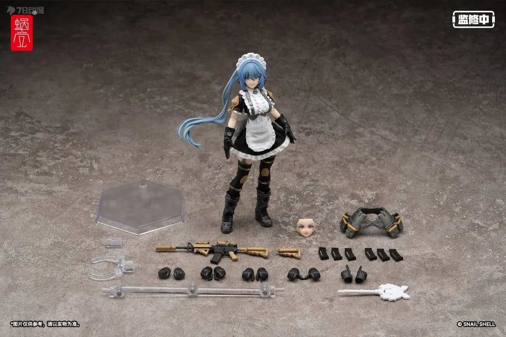 В наличност Snail Shell RA-02 Тактическа прислужница TOKIWA KAZUNE Подвижни модели играчки 1/12 Екшън аниме фигурка кукла красиво момиче