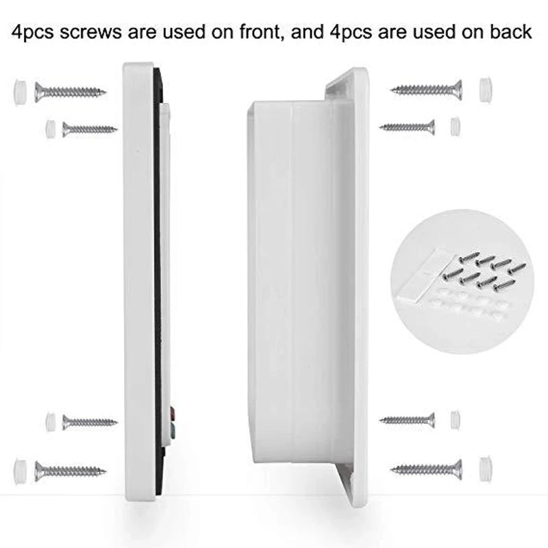 Klapptür für Hunde und Katzen mit 4-Wege-Sicherheitsschloss, Klapptür für Hunde, Katzen, Kätzchen, ABS-Kunststoff, kleines Haustier-Tor, Tür-Set, Katzen- und Hundeklappen