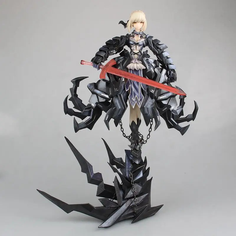 23cm Fate/Stay Night Black Sabar Huke action figure Handmade Sculpture Doll Desktop Model Ornaments collection Gift toys