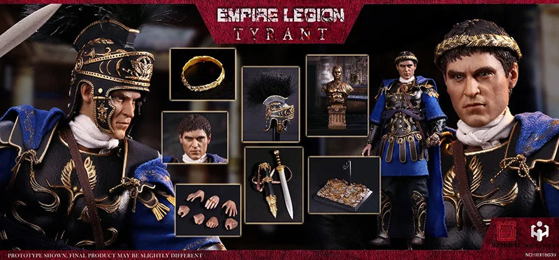 Hh18040 1/6 Men Soldier Tyrant Imperial Legion With Armed Armor Battle Cloak 12Inch Action Figure Model Collection Gift