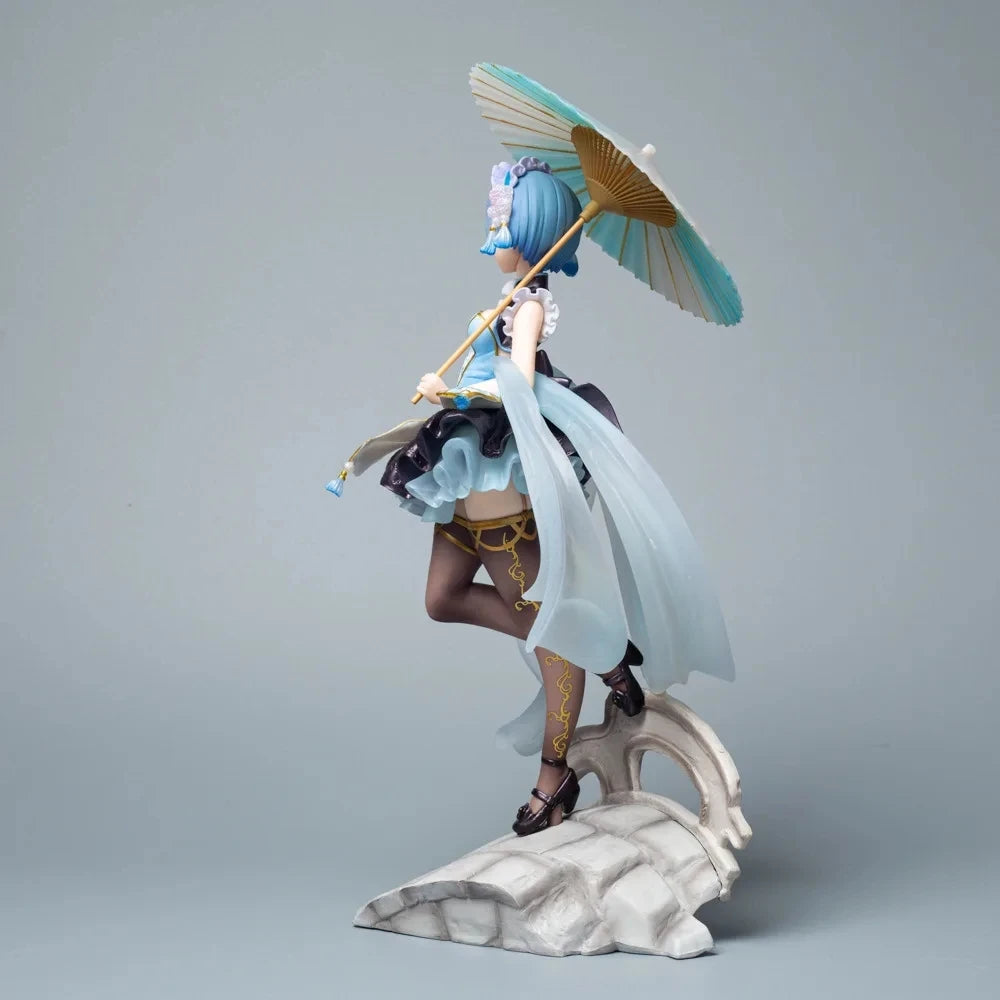 28см Re:ZERO Стартиране на живот в друг свят Rem Qilolita Аниме момиче фигурка Remu Ram екшън фигурка за възрастни колекционерски кукли играчки