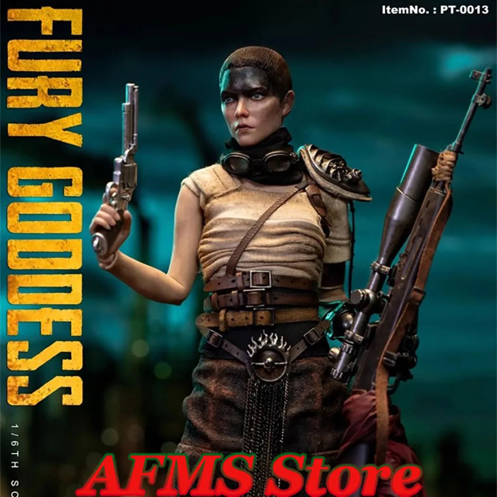 Premier Toys PT-0013 1/6 Scale Collectible Figure Blackened Wasteland Girl Anya Mad Max Fury Goddess Full Set 12" Action Figure