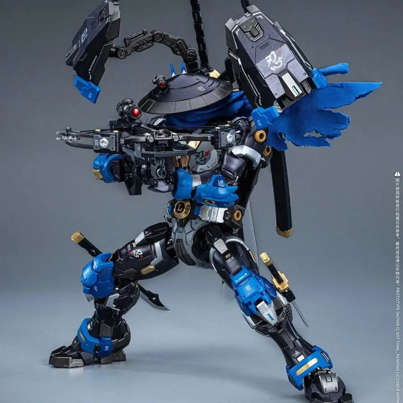 【IN STOCK】JOYTOY HEATBOYS LEONARDO 40 anniversary edition mechanical turtle series finished alloy product model 1/100 anime toys