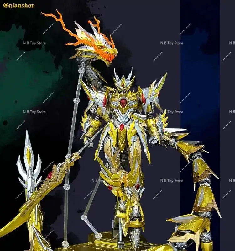 Motor Core Mnp-xh03 Mecha AaoBing Blue Dragon Black Gold Model Kit Action Figure Metal Frame Collectible Toy for Gift