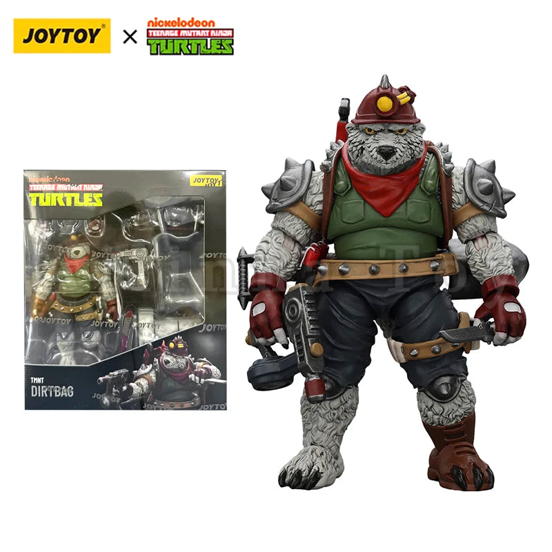 JOYTOY 1/18 Action Figure Turtles-Dirtbag Groundchuck Rahzar Anime Toy