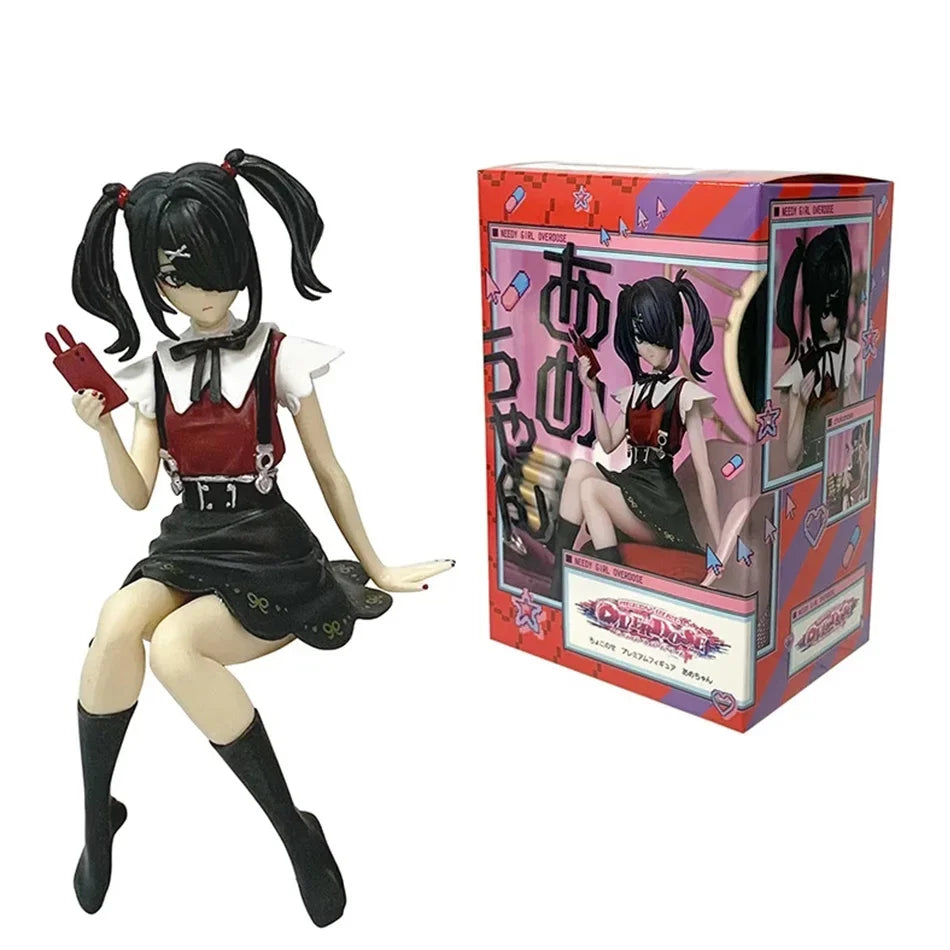 2025 Aixlan NEEDY GIRL OVERDOSE Figure Rain KAnge PVC Action Figure Amine Adult Anime Girl Statue Collectible Figurine Toys Gift