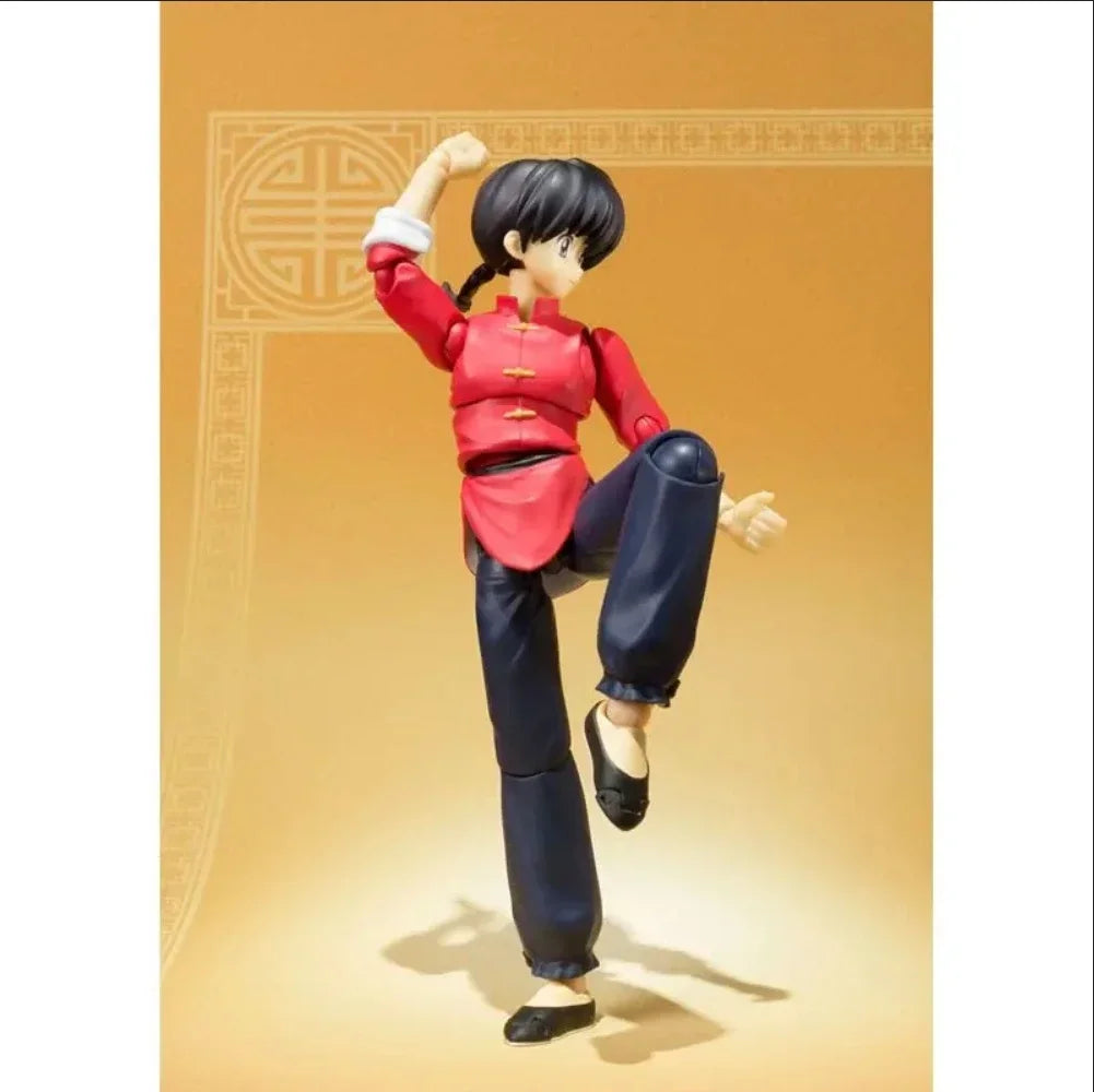 Original BANDAI SH Figuarts Ranma Saotome Ranma 1/2 in Stock Anime Action Collection Figures Model Toys Figure Gifts